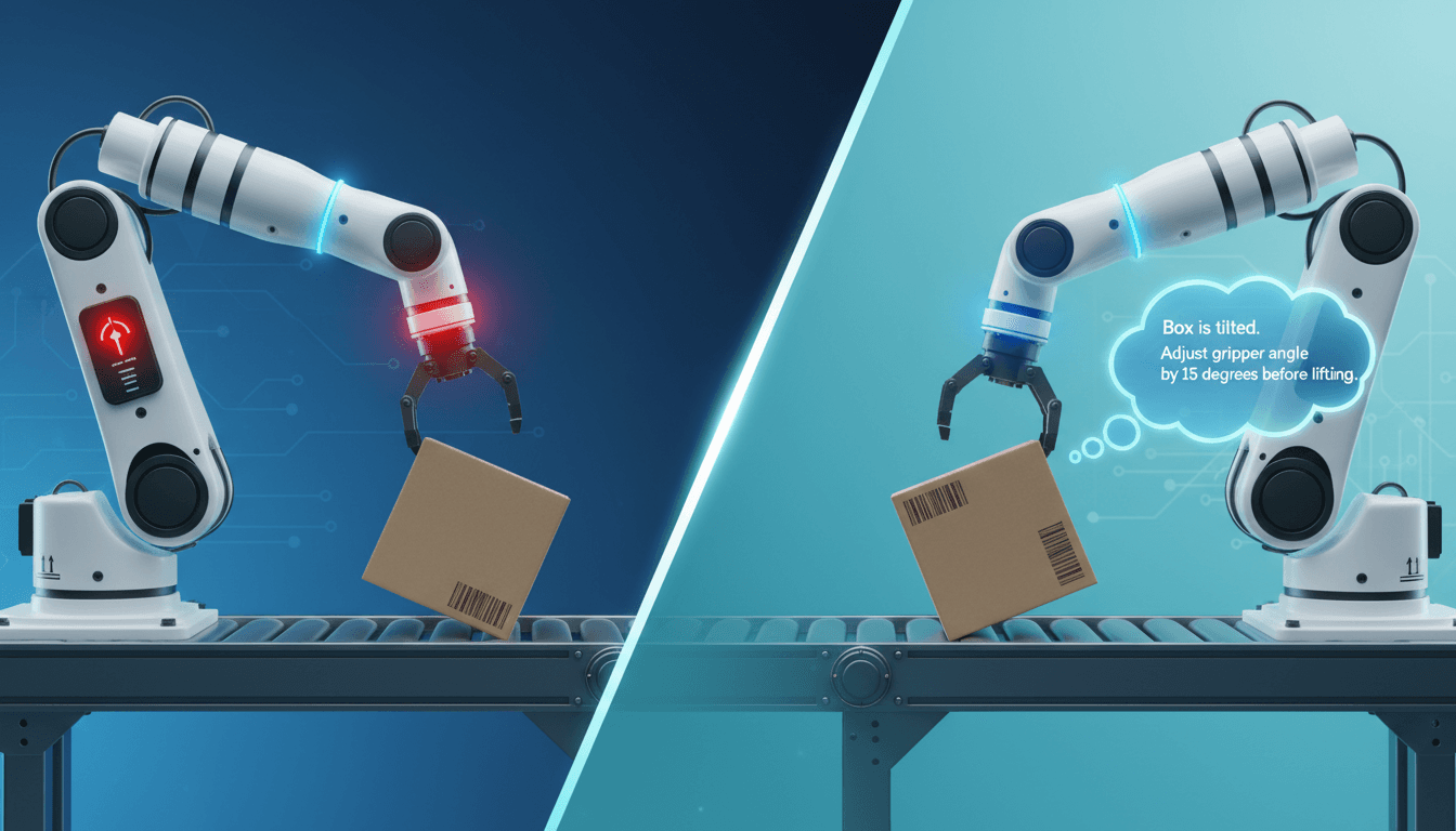 Illustration for: How to Make Your Warehouse Robots Think for Themselves (Without Rewriting Code)